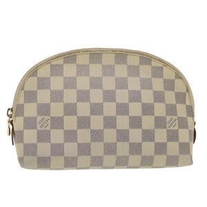 LOUIS VUITTON Damier Azur Pochette Cosmetic GM Pouch